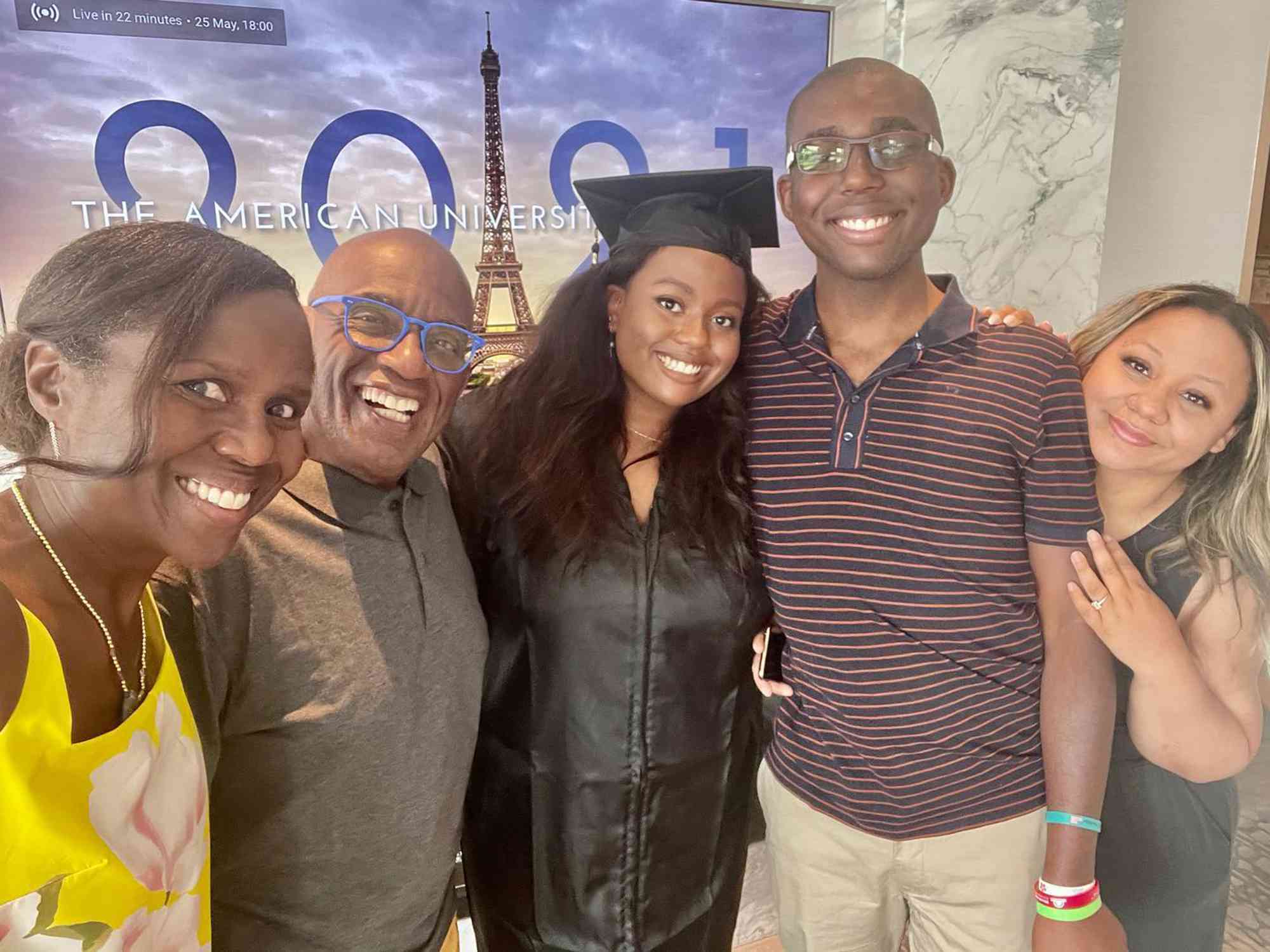 Al Roker and Deborah Roberts family