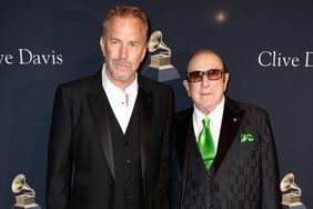 BEVERLY HILLS, CALIFORNIA - FEBRUARY 04: (FOR EDITORIAL USE ONLY) Kevin Costner (L) and Clive Davis attend the Pre-GRAMMY Gala & GRAMMY Salute To Industry Icons Honoring Julie Greenwald & Craig Kallman at The Beverly Hilton on February 04, 2023 in Beverly Hills, California. (Photo by Frazer Harrison/Getty Images)