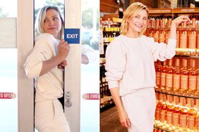 cameron diaz breaking into a whole foods to celebrate the launch of her wine in stores