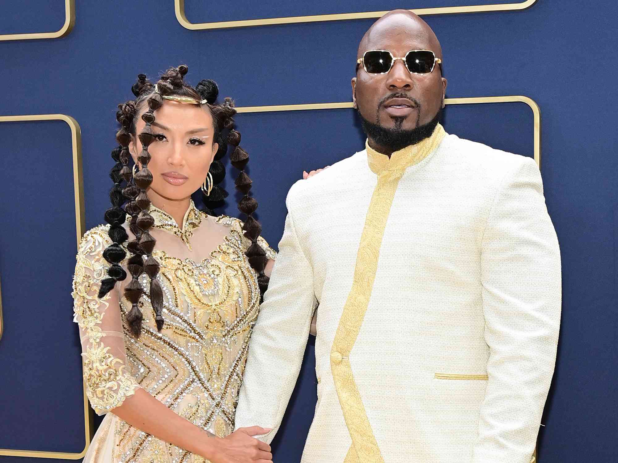 Jeannie Mai Jenkins and Jeezy attend Gold House's Inaugural Gold Gala: A New Gold Age in 2022