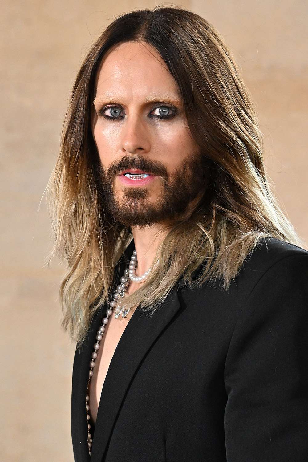 Jared Leto attends the Givenchy Menswear Spring/Summer 2024 show as part of Paris Fashion Week on June 22, 2023