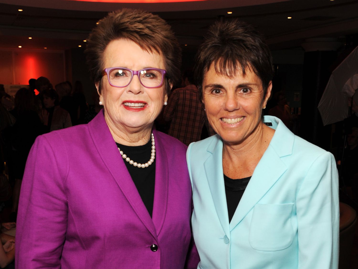 Billie Jean King and Ilana Kloss attend the UK premiere of 'Battle Of The Sexes