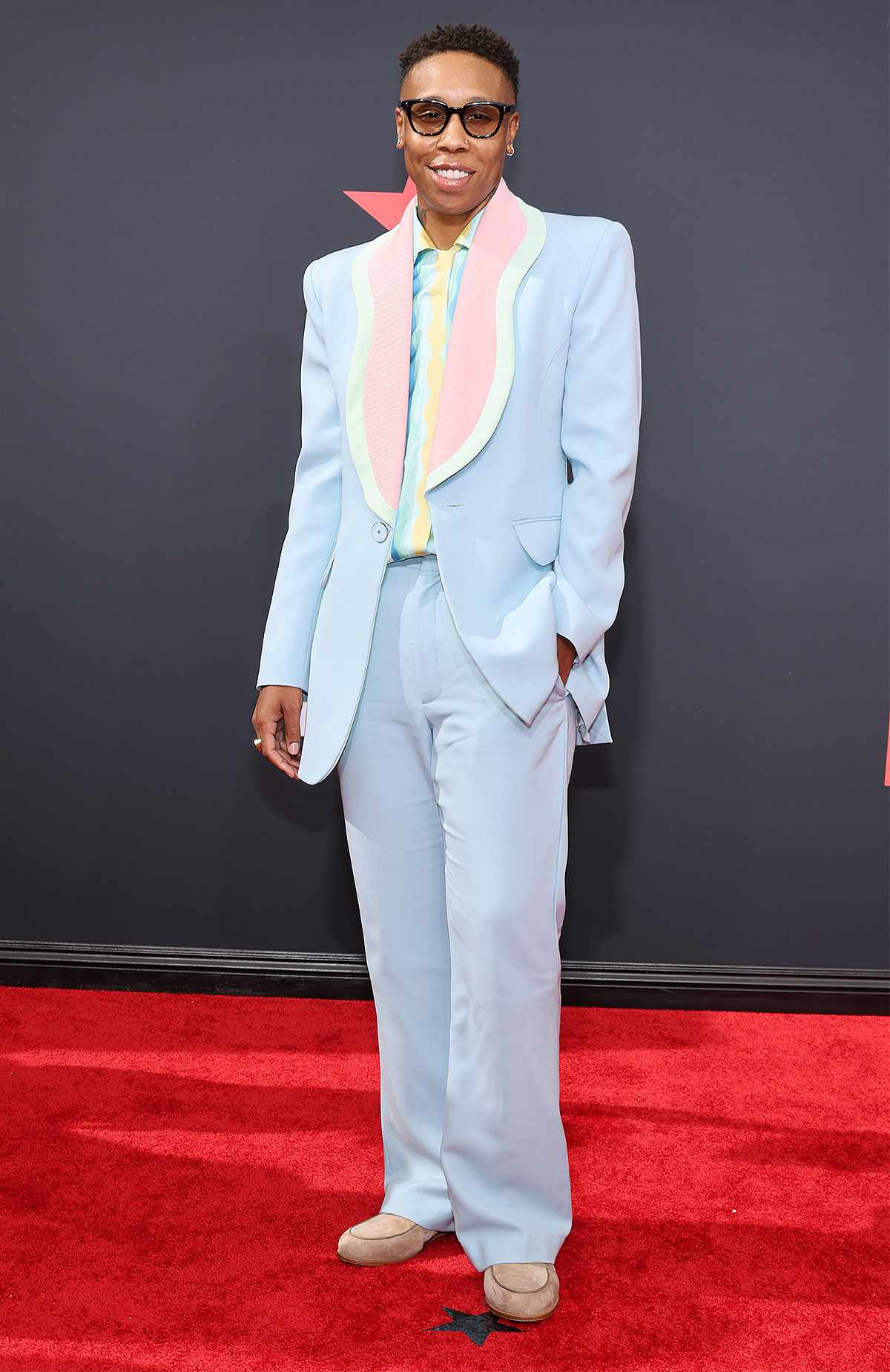 Lena Waithe attends the 2022 BET Awards at Microsoft Theater on June 26, 2022 in Los Angeles, California.