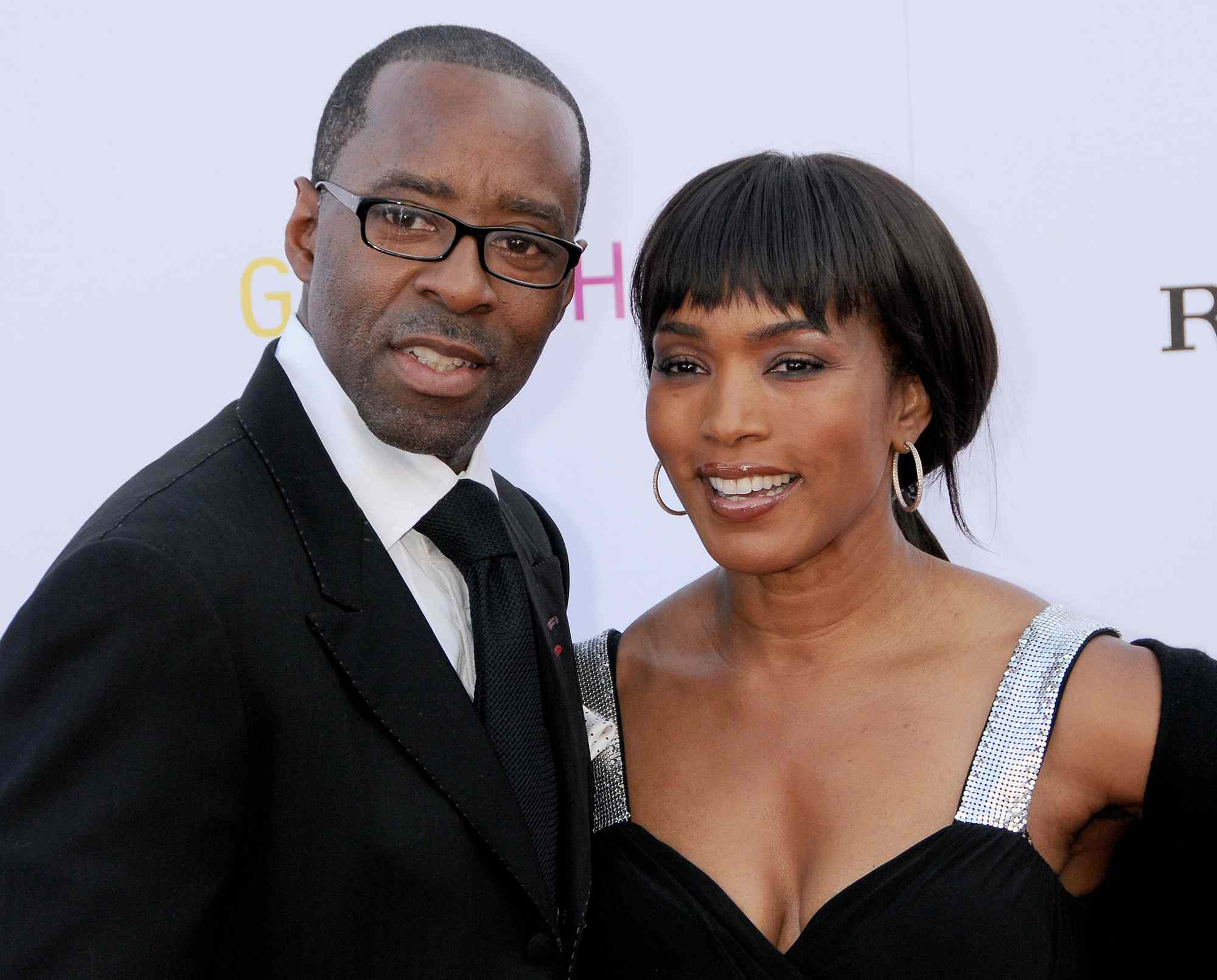 Angela Bassett and Courtney B. Vance arrive at the Los Angeles Philharmonic Inaugural Gala on October 8, 2009 in Los Angeles, California