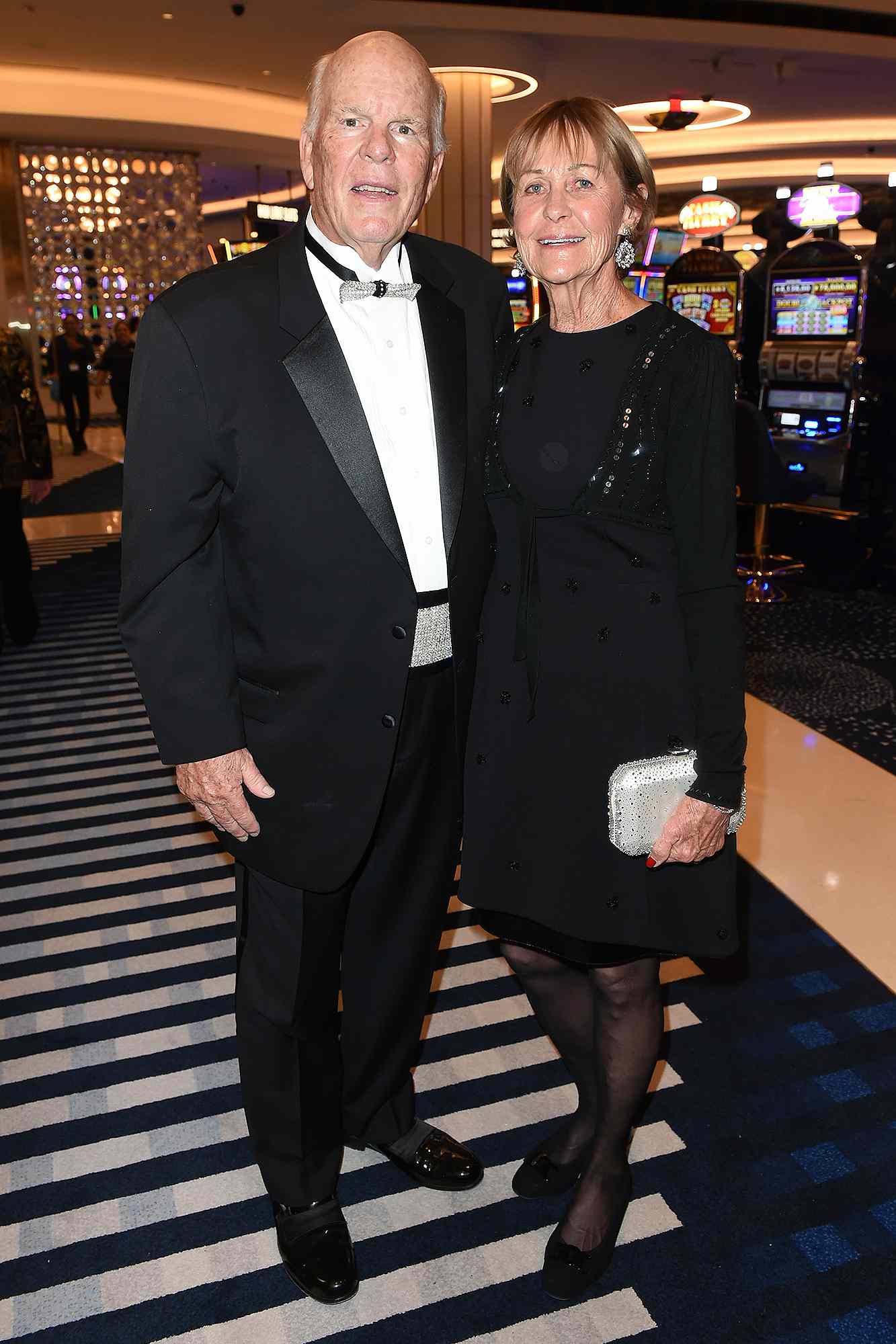 Tom Brady Sr. and Galynn Patricia Brady attend the Fontainebleau Las Vegas Star-Studded Grand Opening Celebration on December 13, 2023 in Las Vegas, Nevada. (