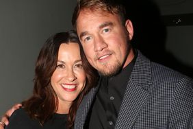 Alanis Morissette and Mario "Souleye" Treadway pose at the opening night of the new Alanis Morissette musical "Jagged Little Pill" on Broadway at The Broadhurst Theatre on December 5, 2019 in New York City. 