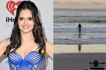 Danica McKellar Takes a Dip in the Frigid Pacific Ocean Ahead of 49th Birthday