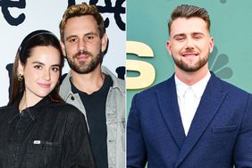 Natalie Joy and Nick Viall attend Lee's Sheeran event at the Bootsy Bellows Suite at SoFi Stadium on September 23, 2023 in Los Angeles, California.; Harry Jowsey at the People's Choice Awards held at Barker Hangar on February 18, 2024 in Santa Monica, California