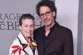 Frances McDormand and Joel Coen attend the Los Angeles premiere of A24's "The Tragedy Of Macbeth" on December 16, 2021 in Los Angeles, California. 