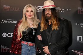 Firerose and Billy Ray Cyrus arriving at Dolly Parton's Pet Gala