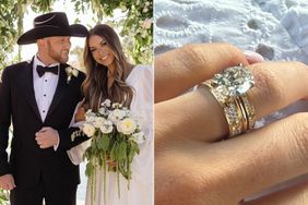 Cole Swindell's New Bride Courtney Shows Off Her Wedding Ring Stack for the First Time