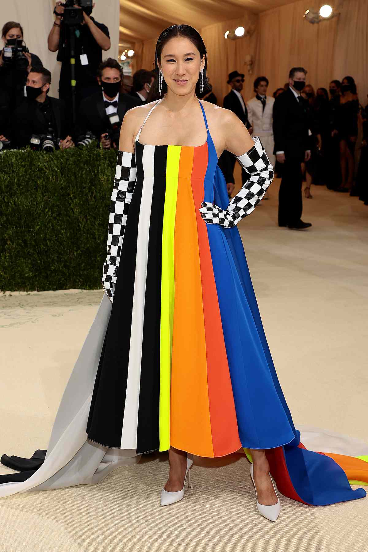 Eva Chen attends The 2021 Met Gala Celebrating In America: A Lexicon Of Fashion at Metropolitan Museum of Art on September 13, 2021