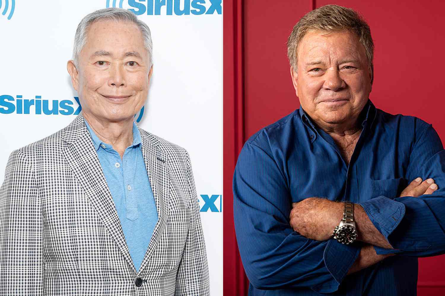 George Takei and William Shatner