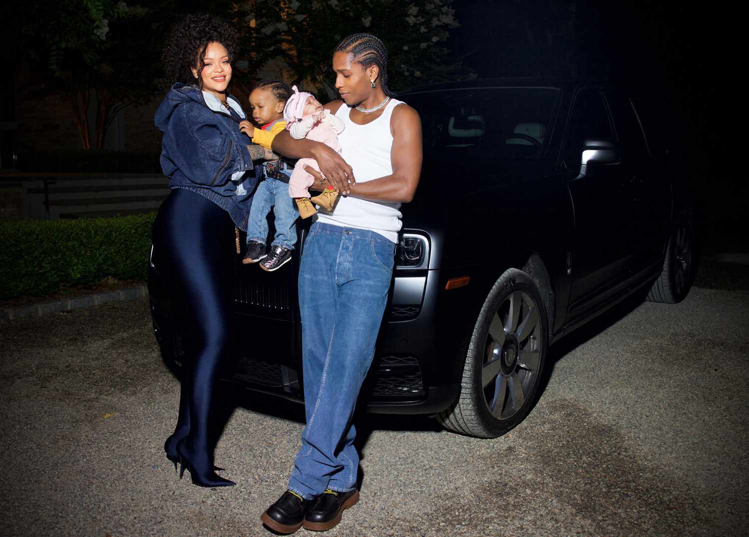 Rihanna and ASAP Rocky are sharing with the world an intimate photoshoot along with their newborn son, Riot Rose