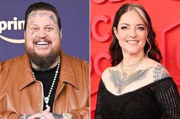 Jelly Roll at the 59th Academy of Country Music Awards; Ashley McBryde attends the 2024 CMT Music Awards 