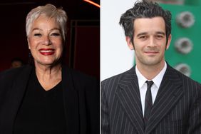 Denise Welch attends the screening of "Life Of Riley" during the DIVA Film Festival at The Garden Cinema on April 24, 2024 in London, England, Matty Healy attends The Royal Academy of Arts summer preview party at Royal Academy of Arts on June 15, 2022 in London, England.