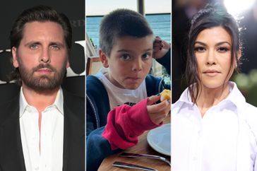 scott and reign disick and kourtney kardashian