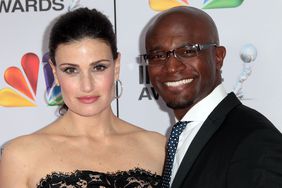 Idina Menzel (L) and actor Taye Diggs arrive at the 43rd NAACP Image Awards held at The Shrine Auditorium on February 17, 2012 in Los Angeles, California