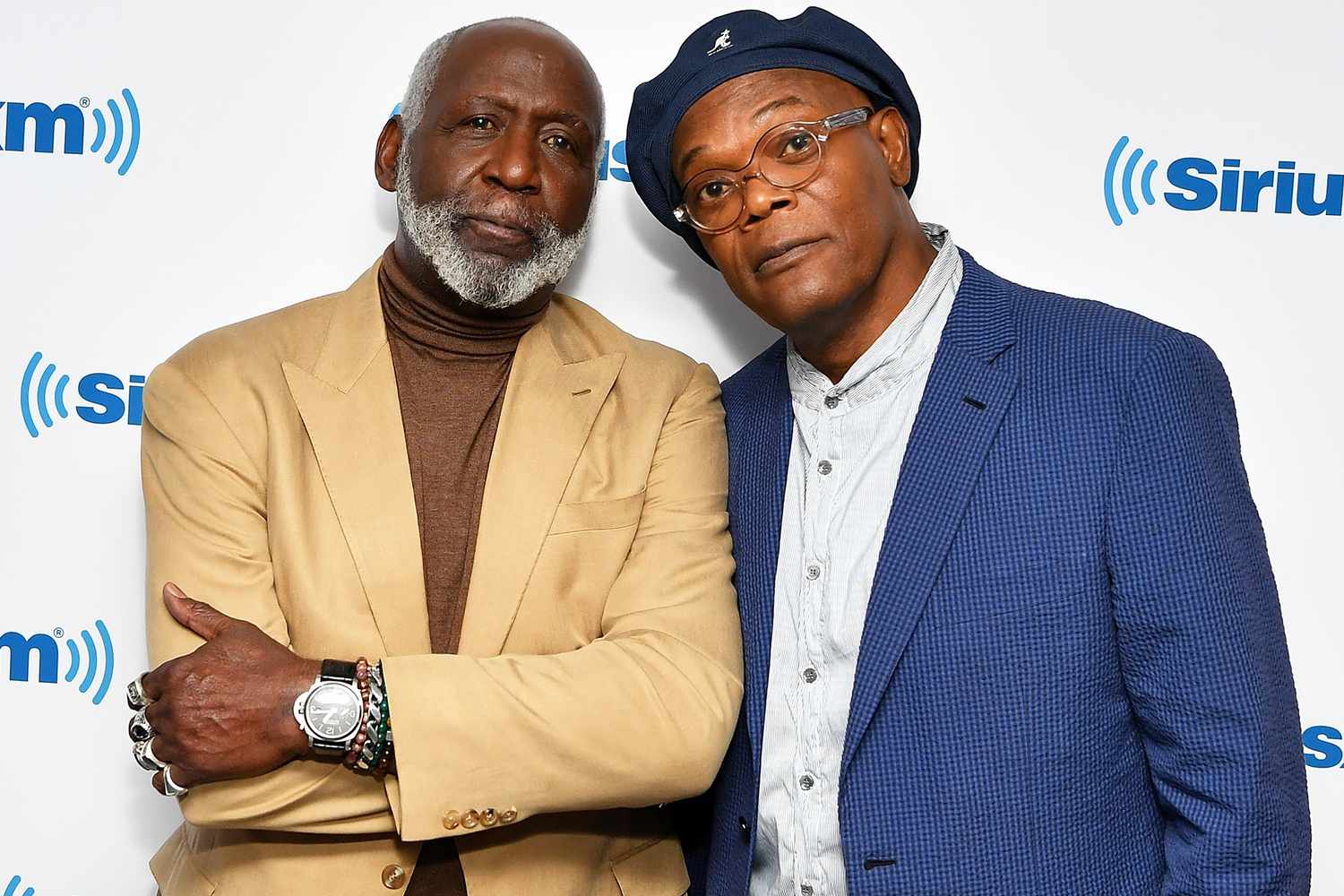 Actors Samuel L. Jackson and Richard Roundtree