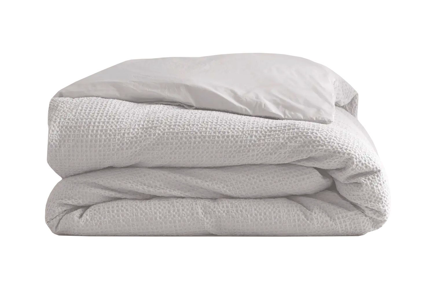 Quince Organic Luxe Waffle Duvet Cover