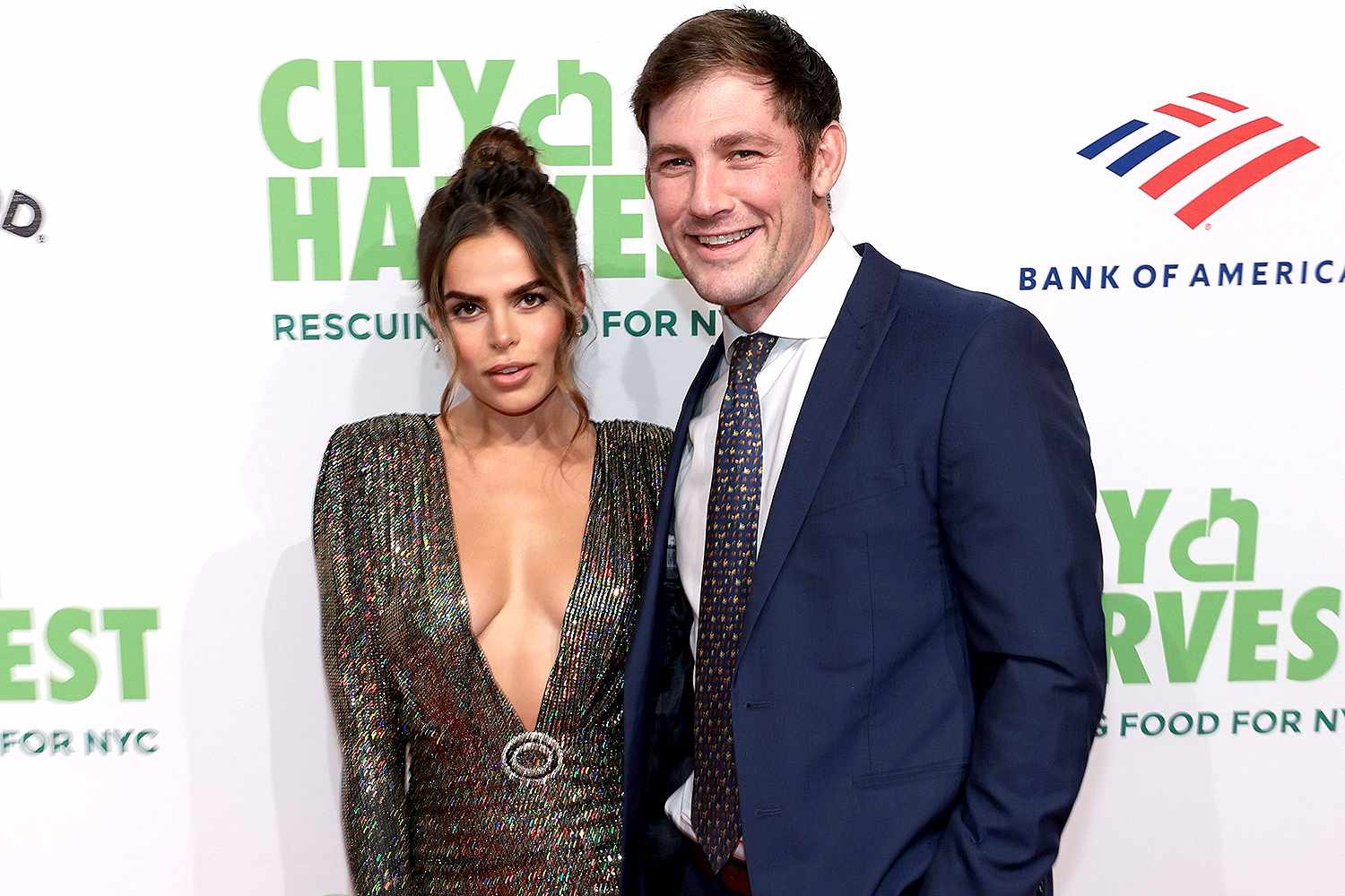 Brooks Nader and Billy Haire attends the City Harvest Presents The 2022 Gala: Red Supper Club