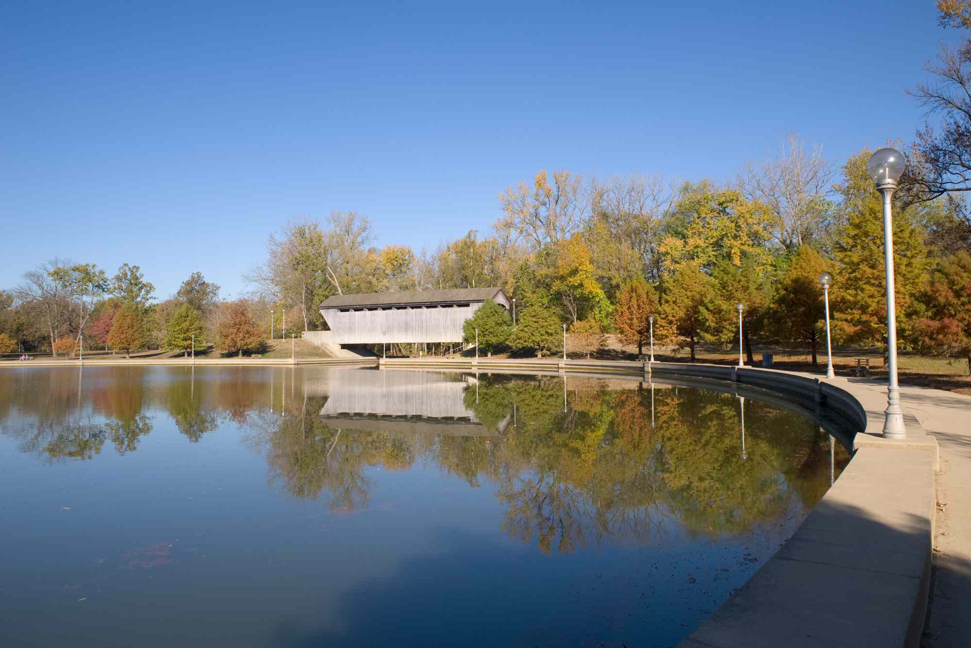 Mill Race Park in Columbus, Indiana