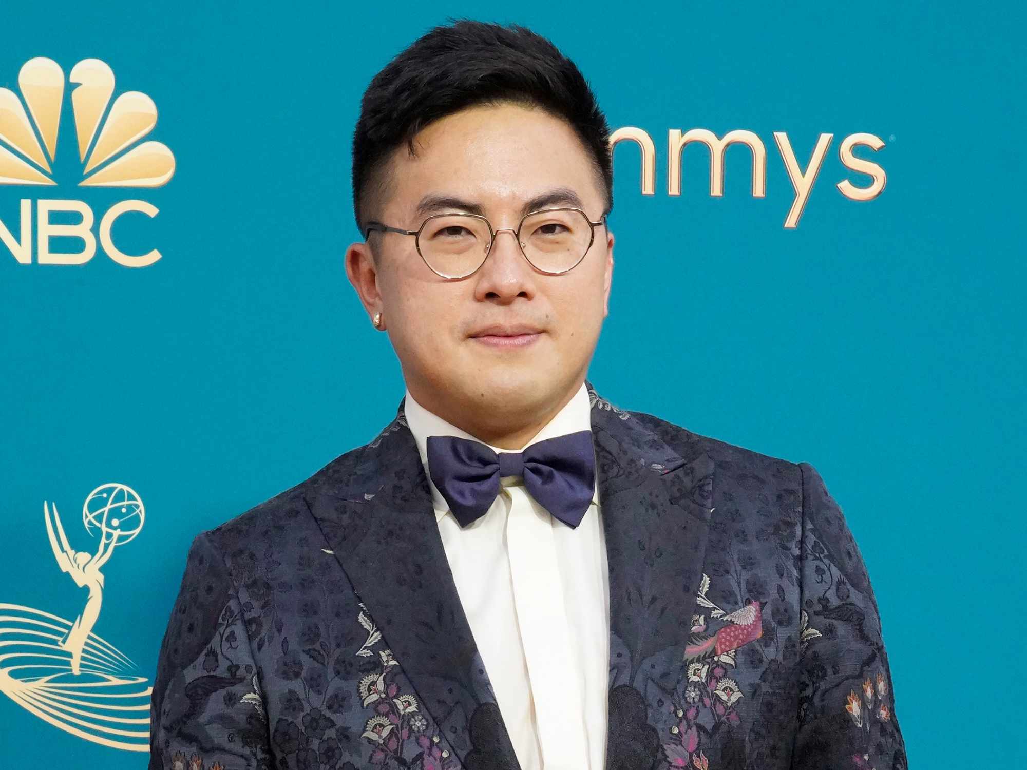 Bowen Yang arrives to the 74th Annual Primetime Emmy Awards held at the Microsoft Theater on September 12, 2022