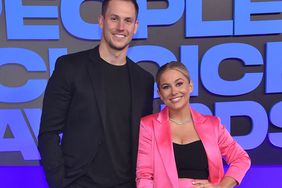 Shawn Johnson East and her husband football long snapper Andrew East arrive for the 47th People's Choice Awards