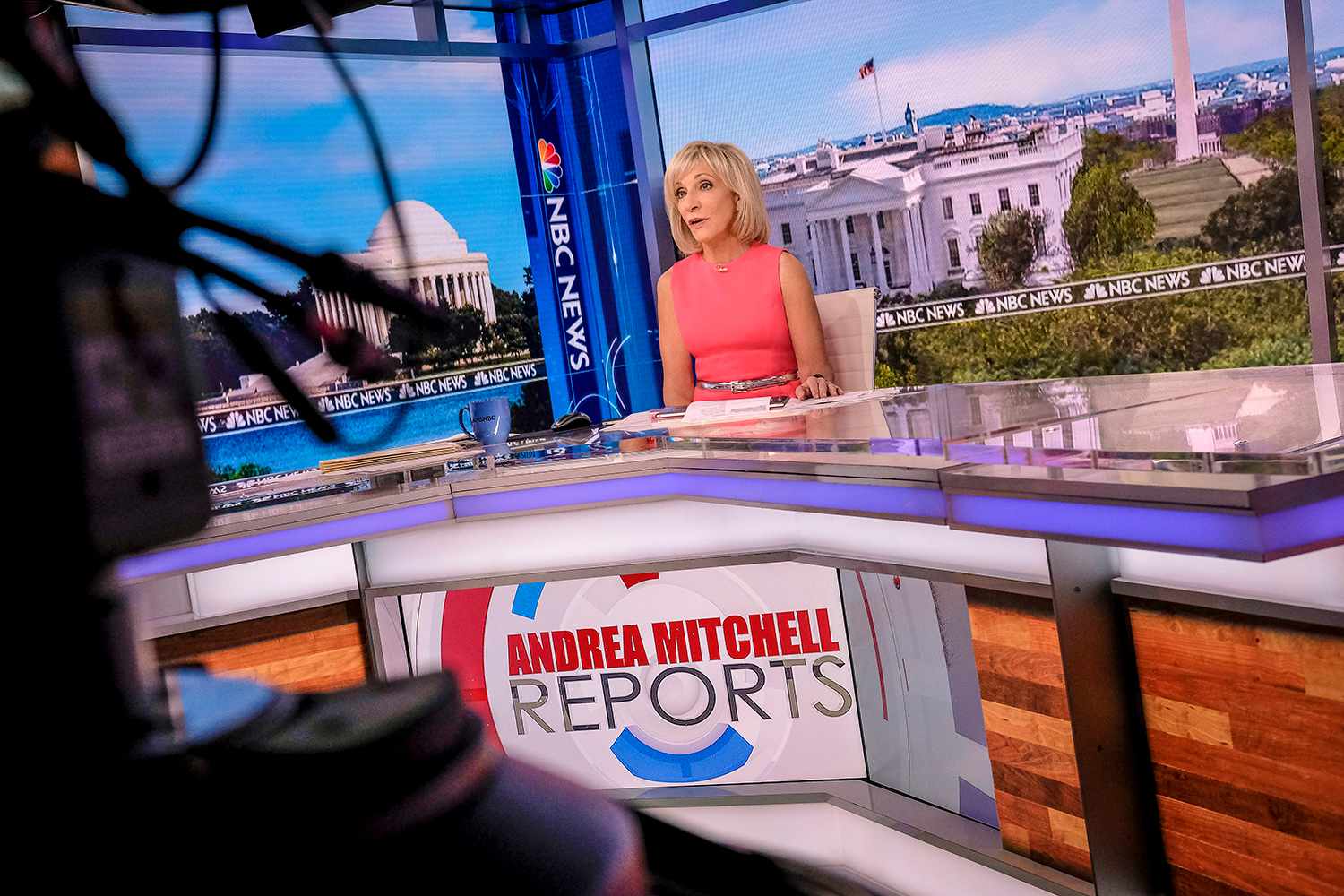 Andrea Mitchell in honor of her 45th anniversary with NBC News