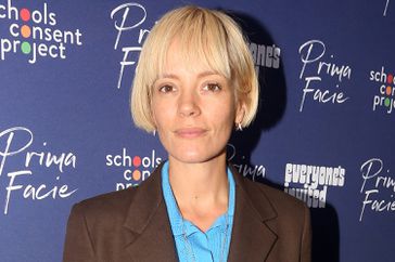 Lily Allen poses at the opening night of the new play "Prima Facie" on Broadway