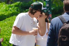 Millie Bobby Brown and her husband Jake Bongiovi are all smiles as they look all loved up while sharing a tender kiss during a romantic stroll in NYC