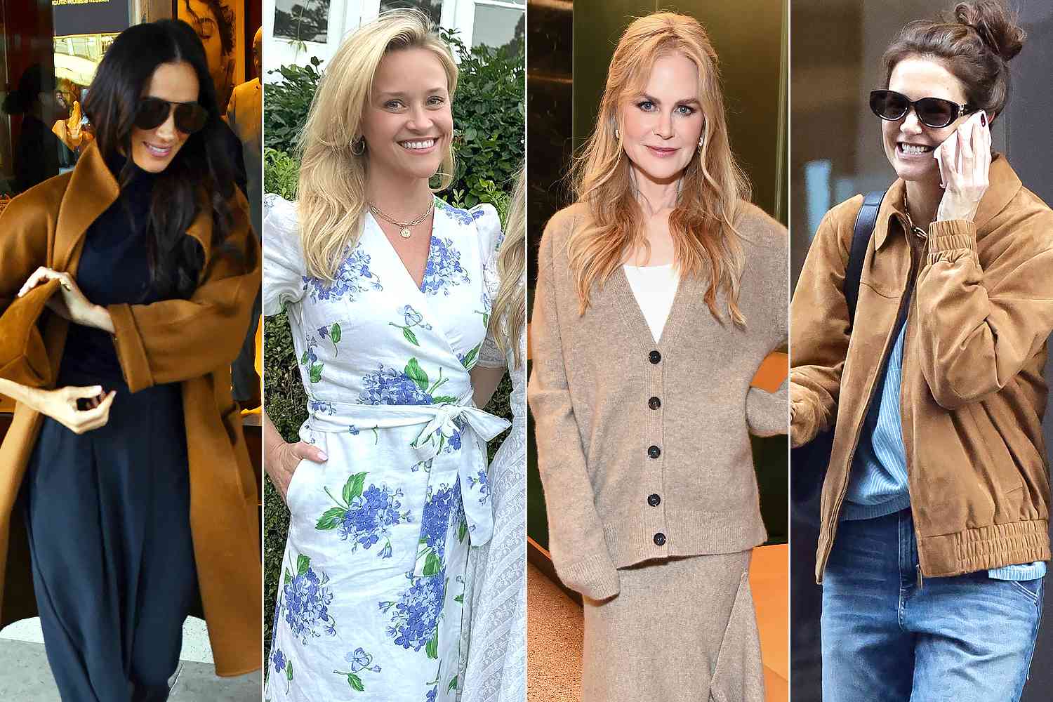 Katie Holmes, Reese Witherspoon, Meghan Markle, and Nicole Kidman 