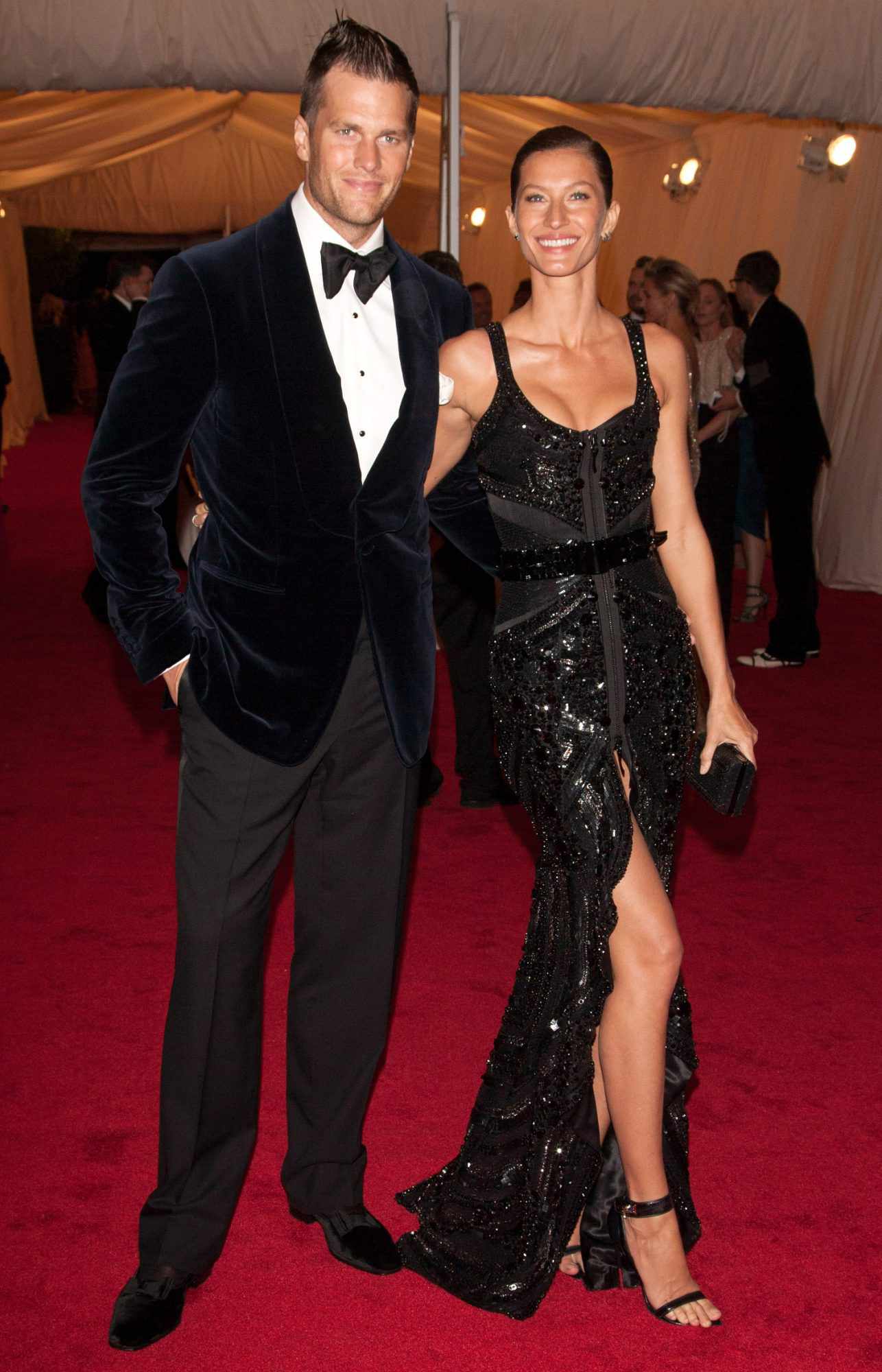 Tom Brady and Gisele Bundchen Costume Institute Gala Benefit, Celebrating 'Schiaparelli and Prada : Impossible Conversations'