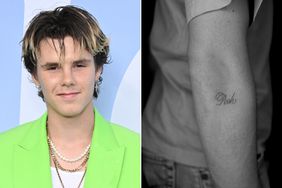 Cruz Beckham new 'Posh' tattoo