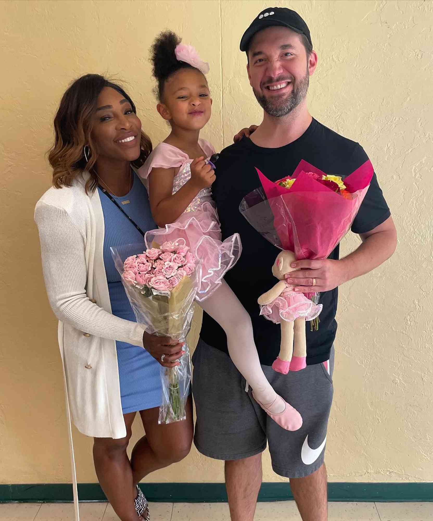 Serena Williams, Alexis Ohanian and daughter Alexis Olympia Ohanian