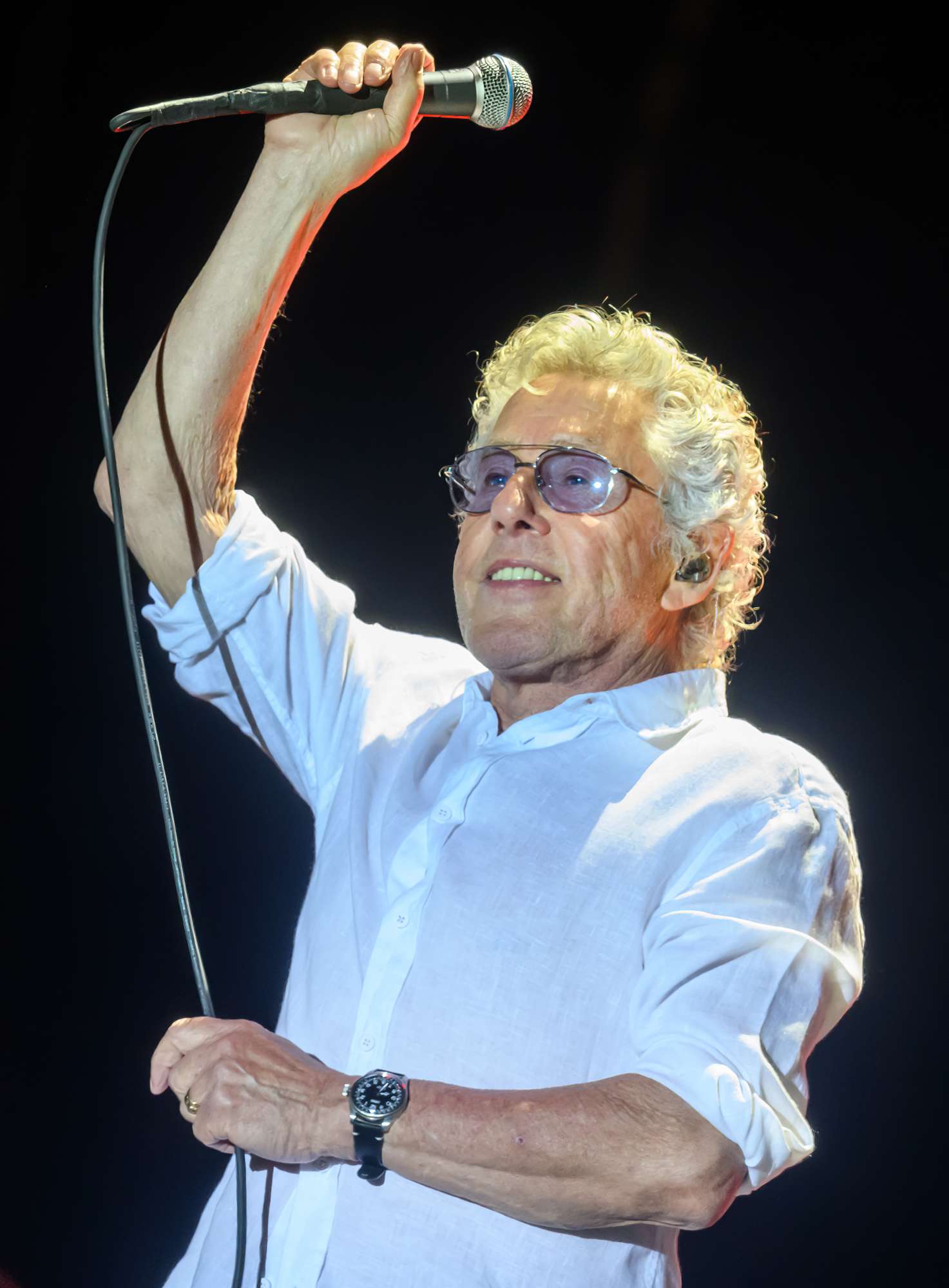 Roger Daltrey of The Who performs with The Royal Philharmonic Concert Orchestra at Royal Sandringham Estate