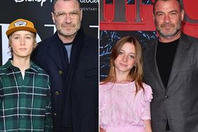 Liev Schreiber and his son Sasha Schreiber, Liev Schreiber and daughter Kai Schreiber