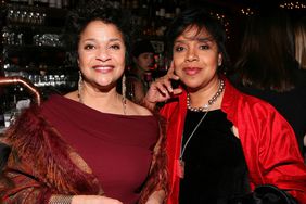 Debbie Allen and Phylicia Rashad attend the New York Magazine Oscar Viewing Party on February 24, 2008 in New York City. 