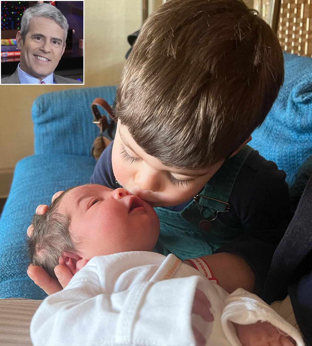 Andy Cohen Introduces Son Benjamin to Newborn Sister Lucy — See the Sweet Sibling Snapshot!