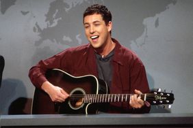 Adam Sandler performs 'The Chanukah Song' during "Weekend Update" on December 3, 1994