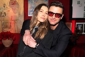 Jessica Biel and Justin Timberlake attend Justin Timberlake's 'EVERYTHING I THOUGHT IT WAS' Album Release Party at Dan Tana's on March 14, 2024 in West Hollywood, California.