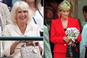 Queen Camilla Carries Princess Diana's Go-to Handbag Style