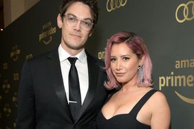 Christopher French and Ashley Tisdale attend the Amazon Prime Video's Golden Globe Awards After Party on January 6, 2019 in Beverly Hills, California. 