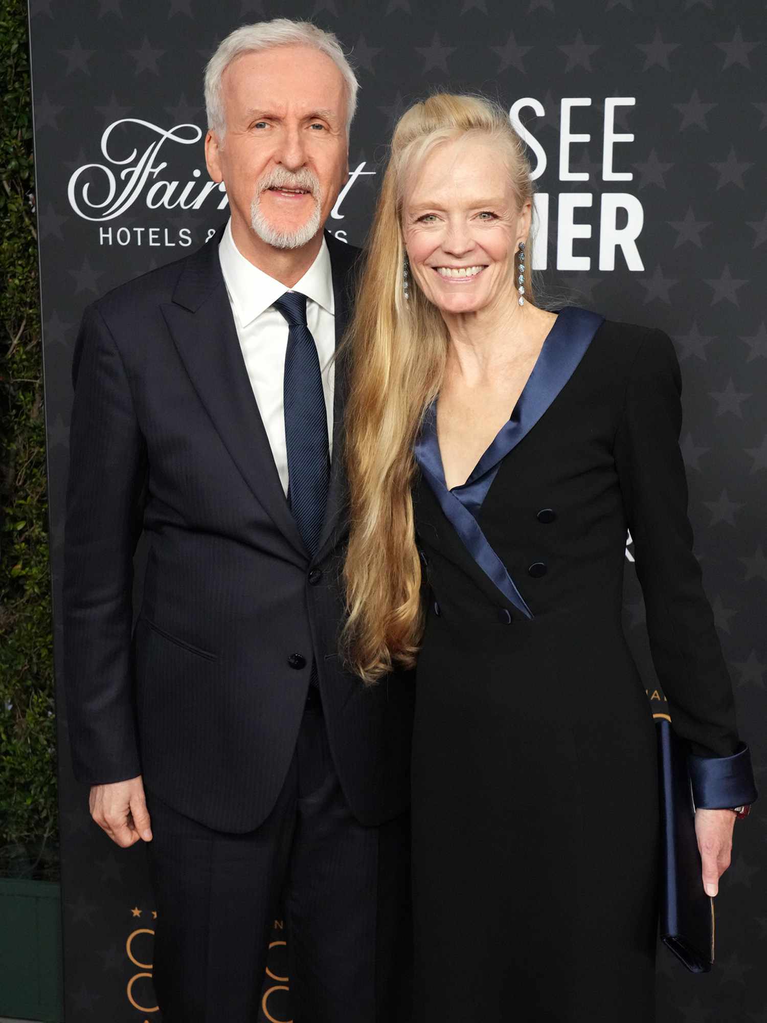 James Cameron and Suzy Amis Cameron attend the 28th Annual Critics Choice Awards