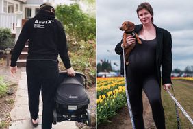 Pregnant Ireland Baldwin Tricks Followers — Including Paris Hilton — with Baby Carrier Touting Dog