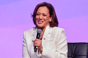 Kamala Harris, Vice President of the United States, speaks onstage during Day 1 of the 2023 Essence Festival of Culture