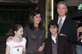 Greta Kline, Phoebe Cates, Kevin Kline and Owen Kline 