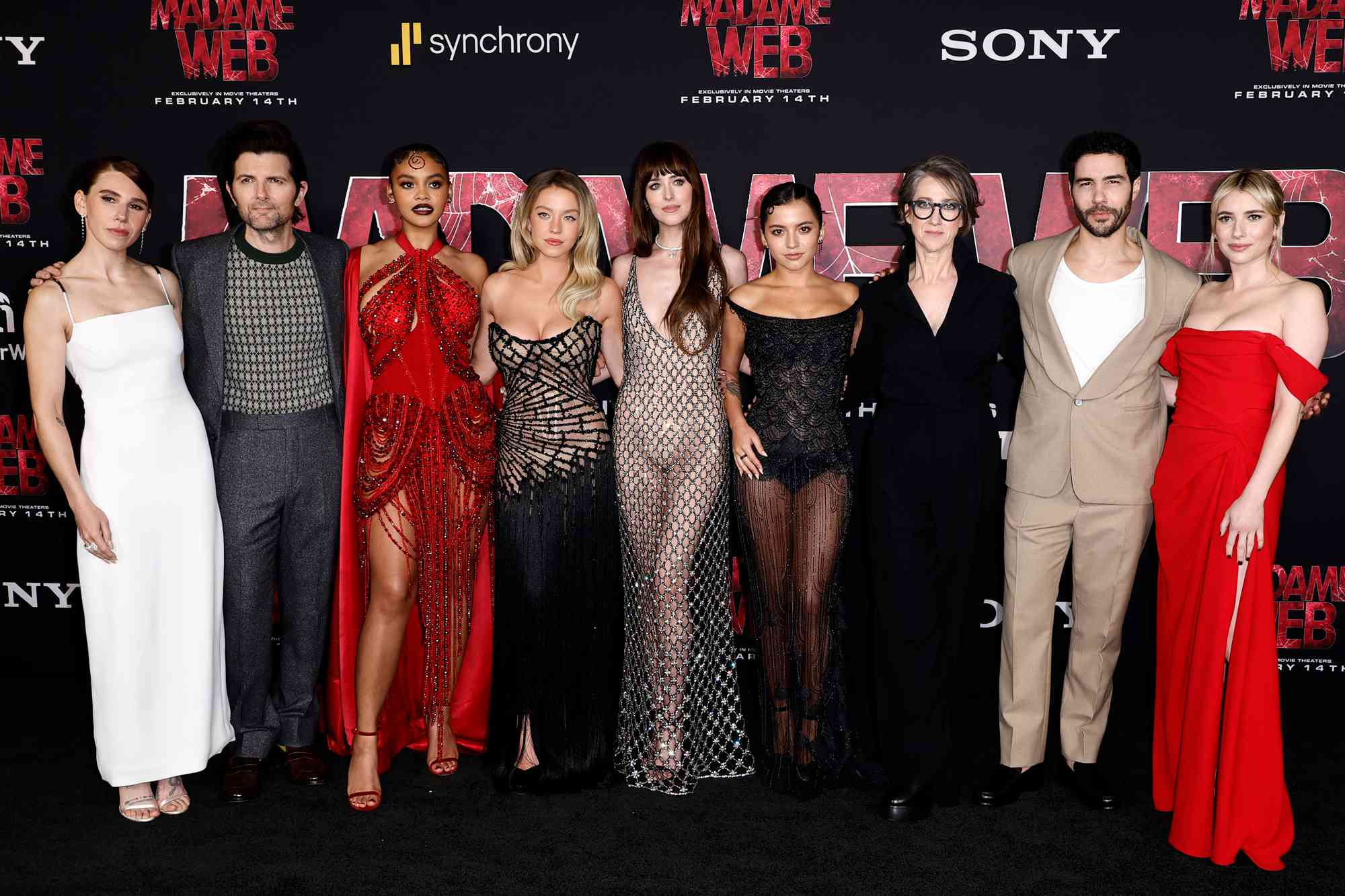 Zosia Mamet, Adam Scott, Celeste O'Connor, Sydney Sweeney, Dakota Johnson, Isabela Merced, S. J. Clarkson, Tahar Rahim and Emma Roberts