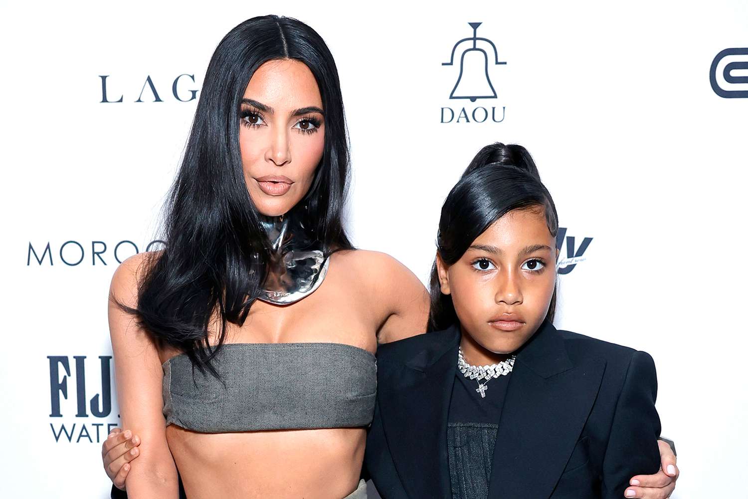 Kim Kardashian and North West attend The Daily Front Row's Seventh Annual Fashion Los Angeles Awards