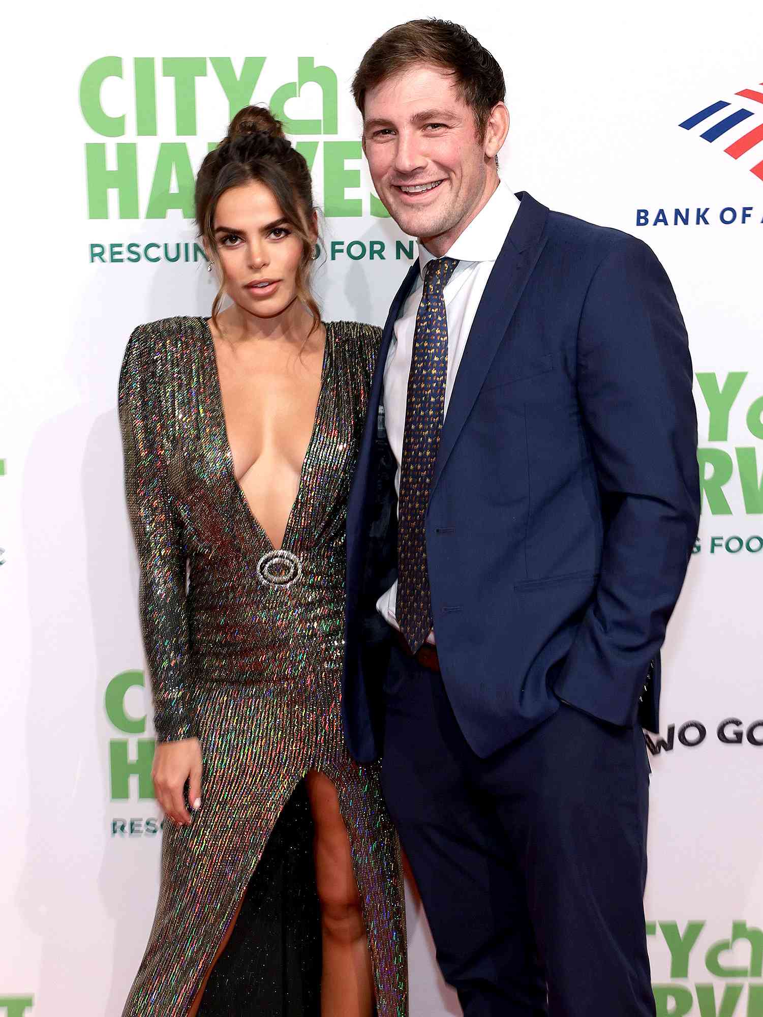 Brooks Nader and Billy Haire attends the City Harvest Presents The 2022 Gala: Red Supper Club